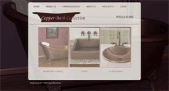 Desktop Screenshot of copperbathcollection.com